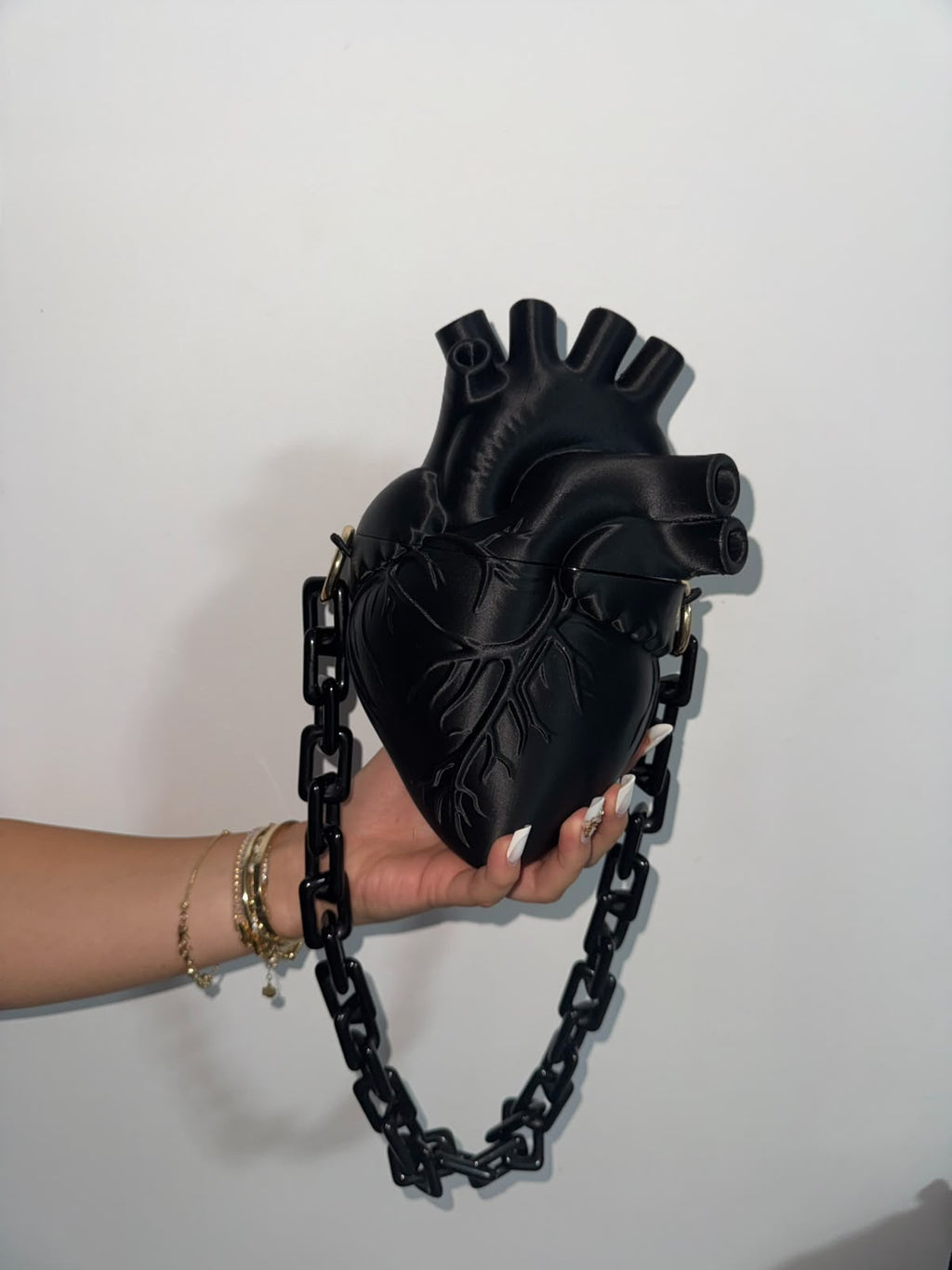 Geantă Anatomical Heart – Geantă 3D Printată în Formă de Inimă | Design Unic, Modern și Rezistent