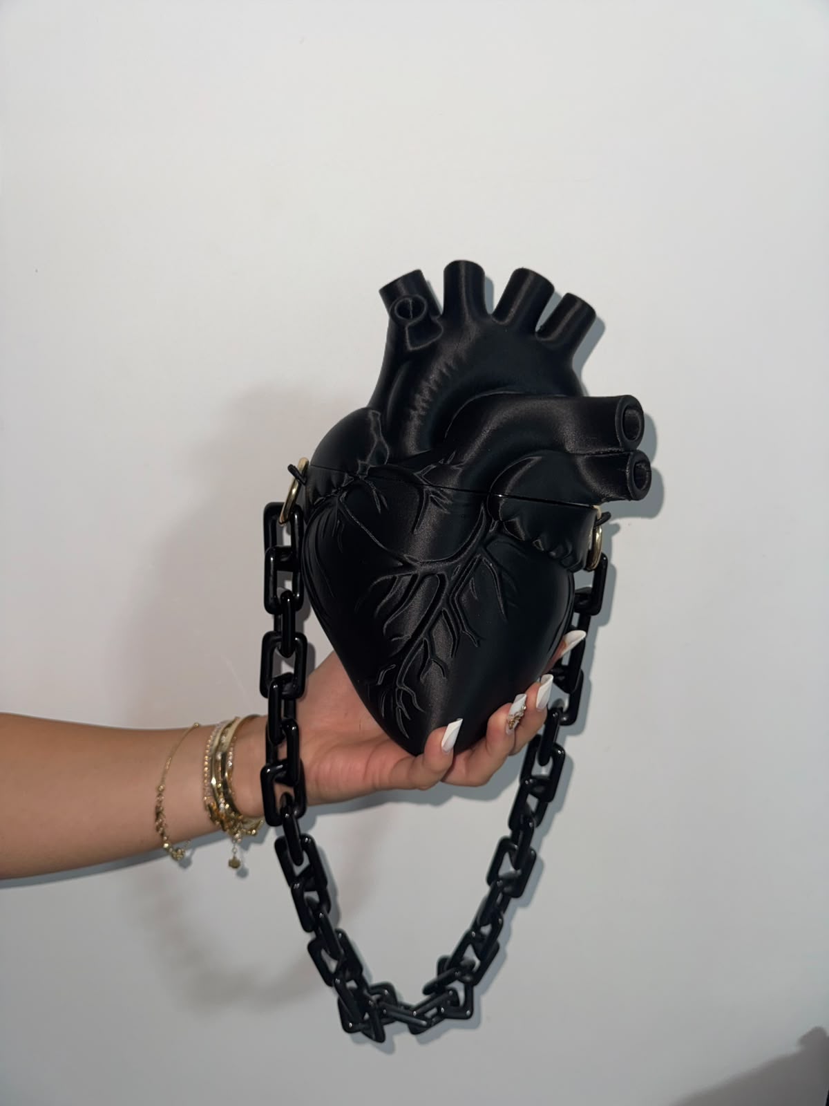Geantă Anatomical Heart – Geantă 3D Printată în Formă de Inimă | Design Unic, Modern și Rezistent